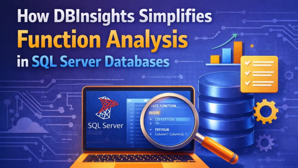 How DBInsights Simplifies Function Analysis in SQL Server Databases